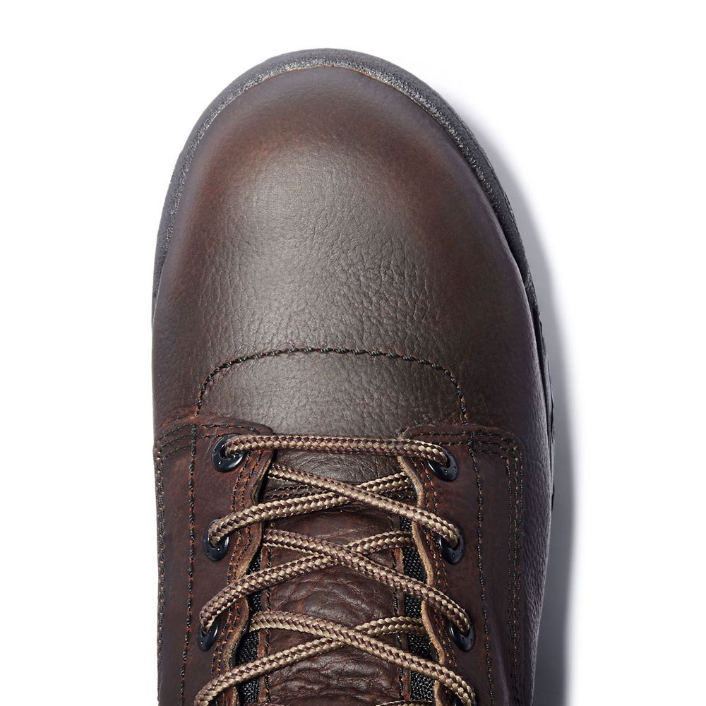 Botas de Trabajo Timberland Hombre Pro® Titan® 6\" Comp Toe Marrones - Chile YOP-972543